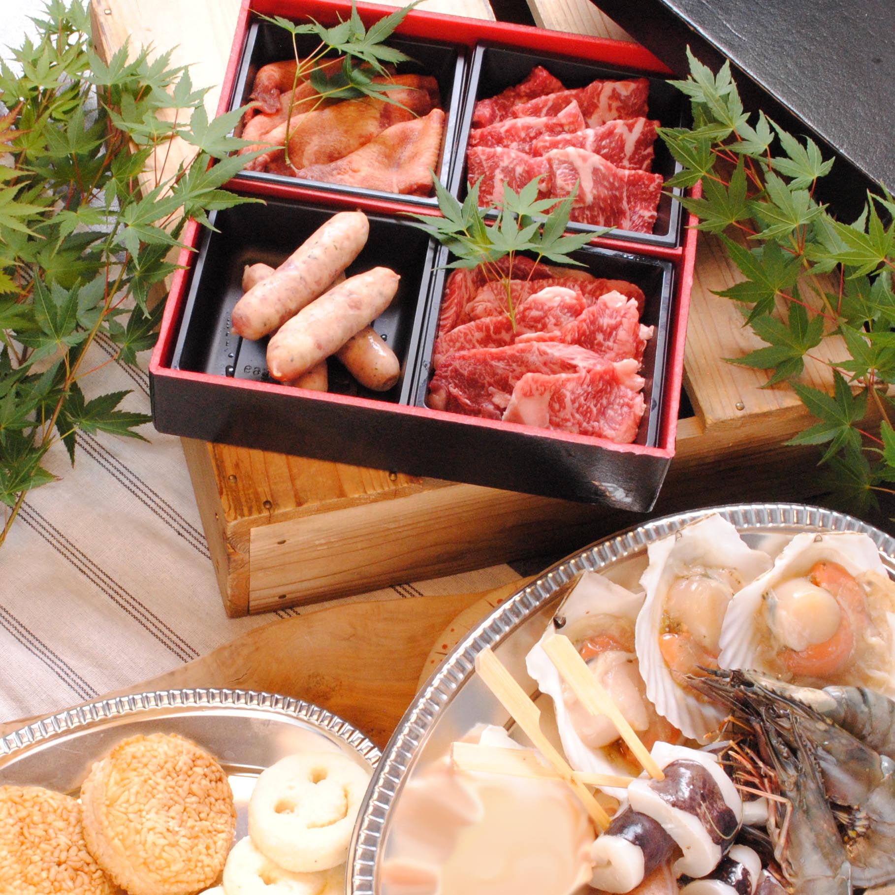 お肉と海鮮のディナーBBQセット